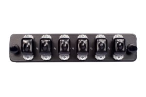ReadyPATCH®  Adapter Pack, Black, 1000-Type, with 6 12 fiber MPO adapters