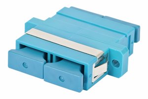 TeraSPEED® SC Duplex Adapter, Blue, Single Pack