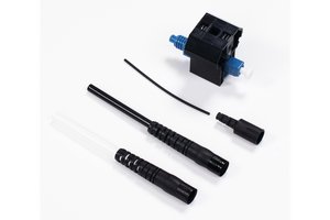 Qwik II® Field Installable LC Connector, Singlemode-UPC, Blue, for 0.25/0.9/2.0/3.0 mm, single pack