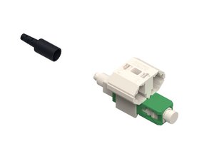 Qwik II® Field Installable SC Connector, Singlemode-APC, Green, for 250/900um, 25 per pack