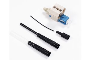 Qwik II® Field Installable SC Connector, Singlemode-UPC, Blue, for 0.25/0.9/2.0/3.0 mm, single pack