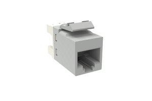 SL-Series Modular Jack, RJ45, Cat6 Unshielded, Gray
