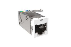 SL-Series Modular Jack, RJ45, Cat6A Shielded, ProWhite