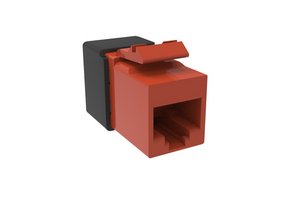 SL-Series Modular Jack, RJ45, Cat6A Unshielded, Orange