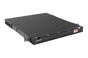 SYSTIMAX® EHD 1U sliding tray fiber panel, accepts (6) EHD ULL modules, splice cassettes or MPO panels, pro…