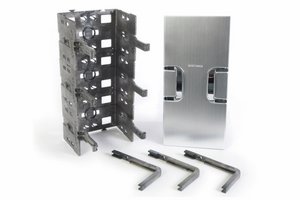GigaSPEED X10D® VisiPatch® 360 12U Vertical Trough Cable Management Kit e/w door, 10 In.