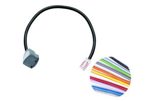 GigaSPEED XL® VisiPatch® 360 to GigaSPEED XL® GS8E 4 Pair Hybrid Patch Cord