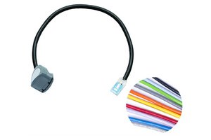 GigaSPEED X10D® VisiPatch® 360 to 360GS10E 4-pair Low Smoke Zero Halogen Solid Hybrid Patch Cord T