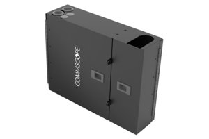 Wall Mount Building Enclosure configured for four LGX/1000 Style modules, splice cassettes or adapter packs